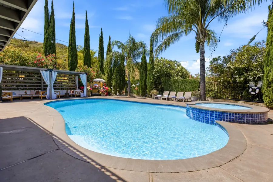 Swimming pool and hot tub